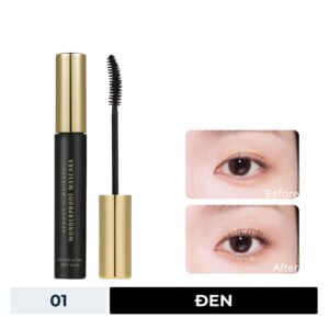 Mascara B.O.M Làm Dày & Cong Mi 01 Màu Đen 8g