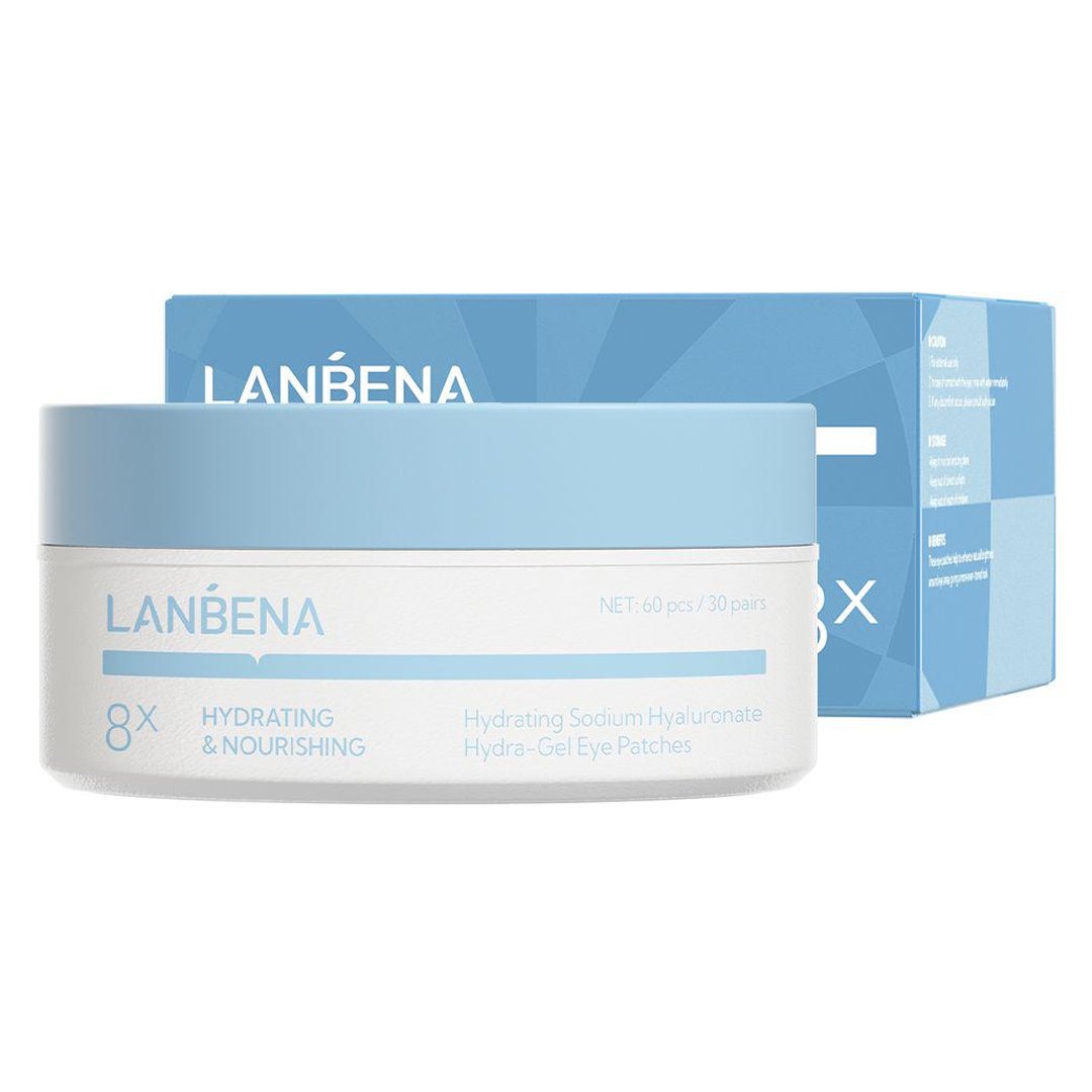 Mặt Nạ Mắt Lanbena Hyaluronic Acid Dưỡng Ẩm, Làm Dịu 60 Miếng