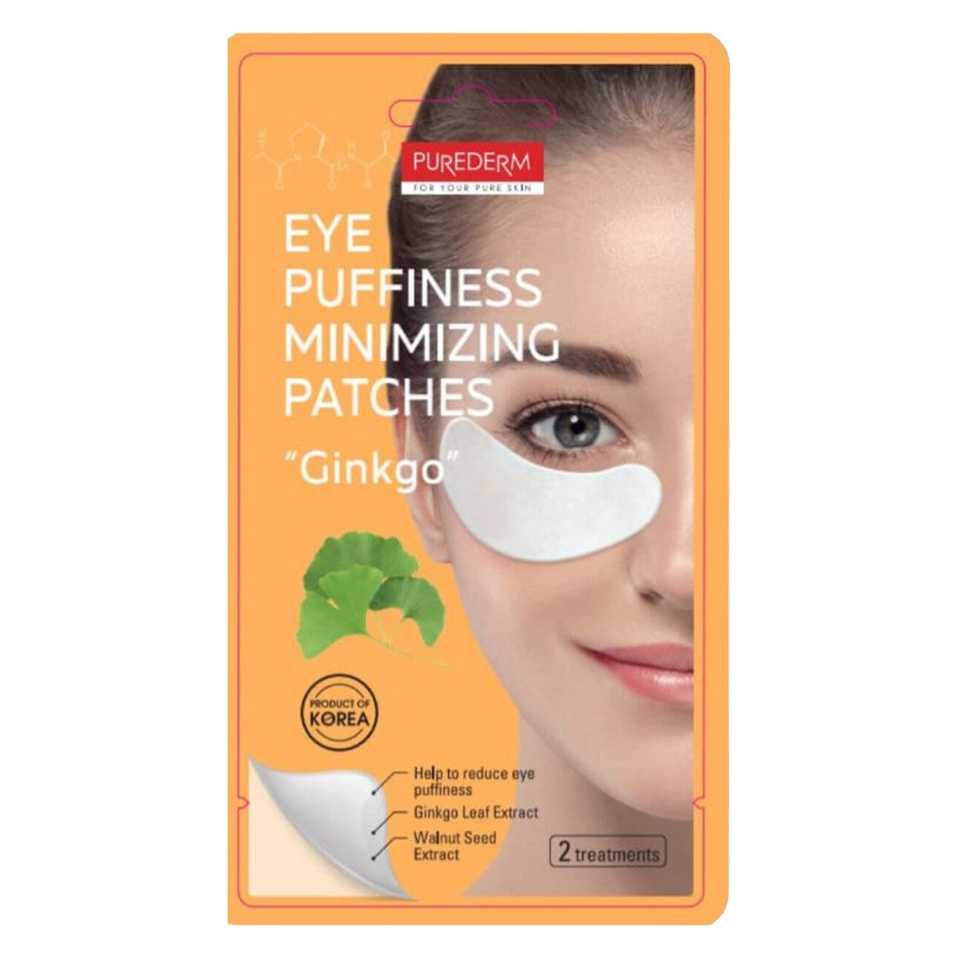 Mặt Nạ Mắt Purederm Chiết Xuất Bạch Quả Giảm Sưng Bọng Mắt