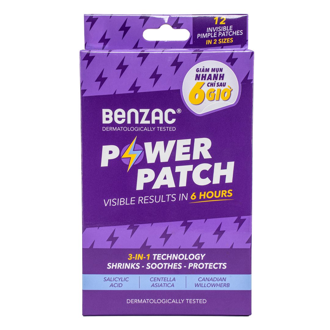 Miếng Dán Mụn Benzac Salicylic Acid 3 Trong 1 12 Miếng