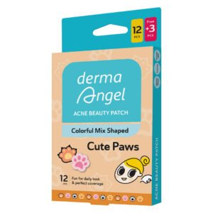 Miếng Dán Mụn Derma Angel Vui Nhộn Cute Paws 12+3 Miếng