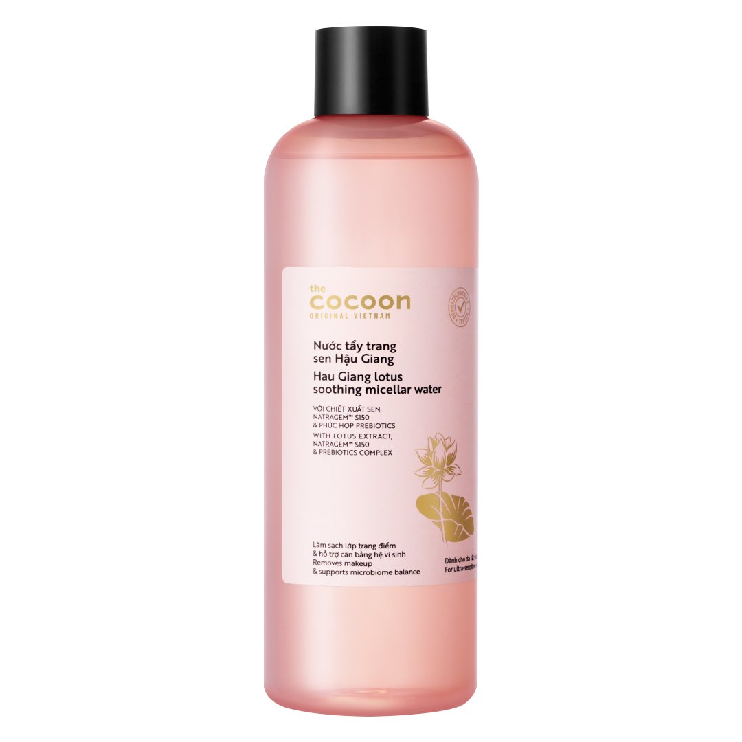 Nước Tẩy Trang Cocoon Sen Hậu Giang Cho Da Rất Nhạy Cảm 500ml