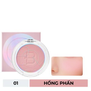Phấn Má Hồng B.O.M Mịn Lì 01 Warm Pink - Hồng Phấn 4.5g