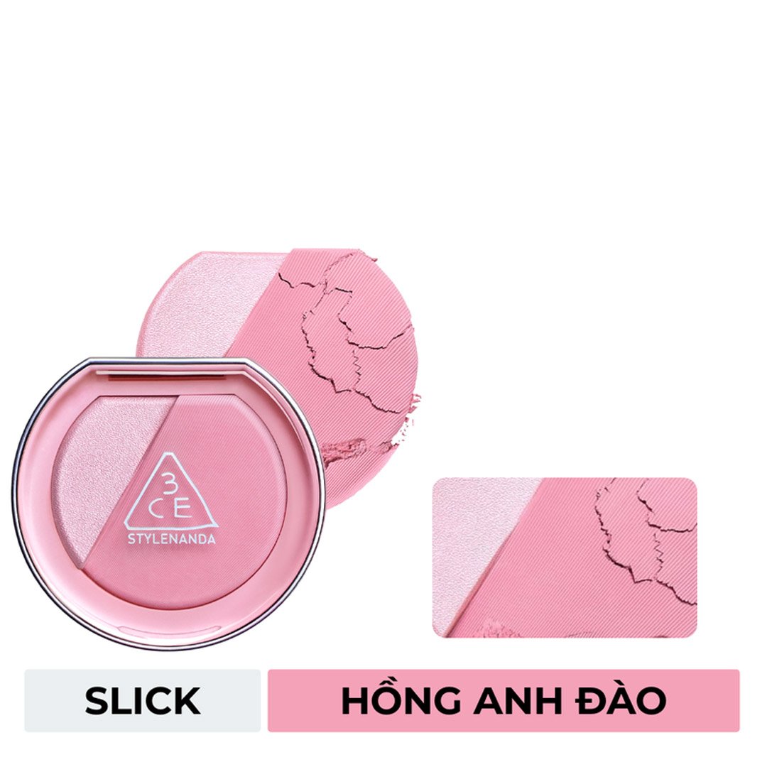 Phấn Má Hồng Bắt Sáng 3CE Slick - Hồng Anh Đào 9g
