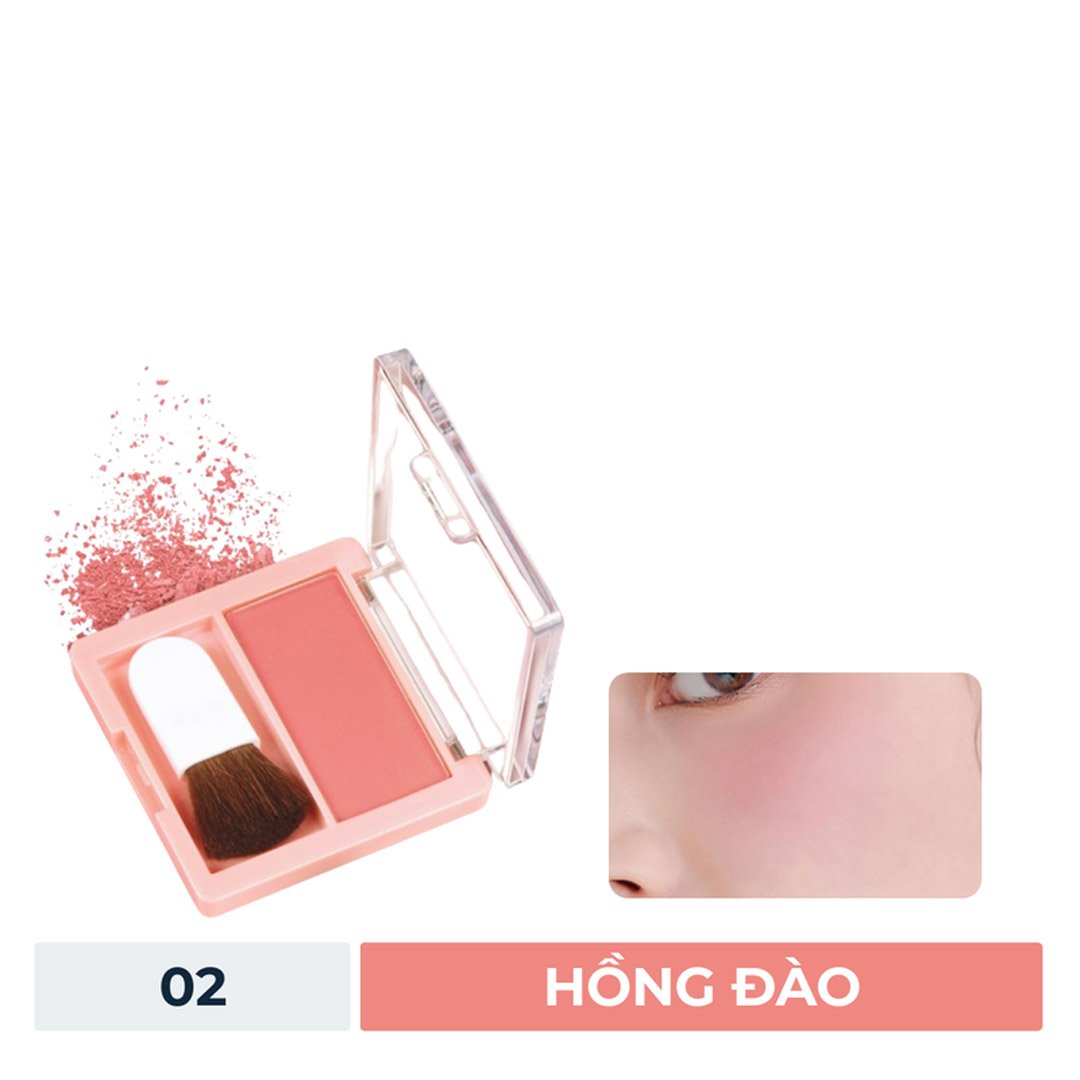 Phấn Má Hồng Silkygirl 02 Hồng Đào Ngọt Ngào