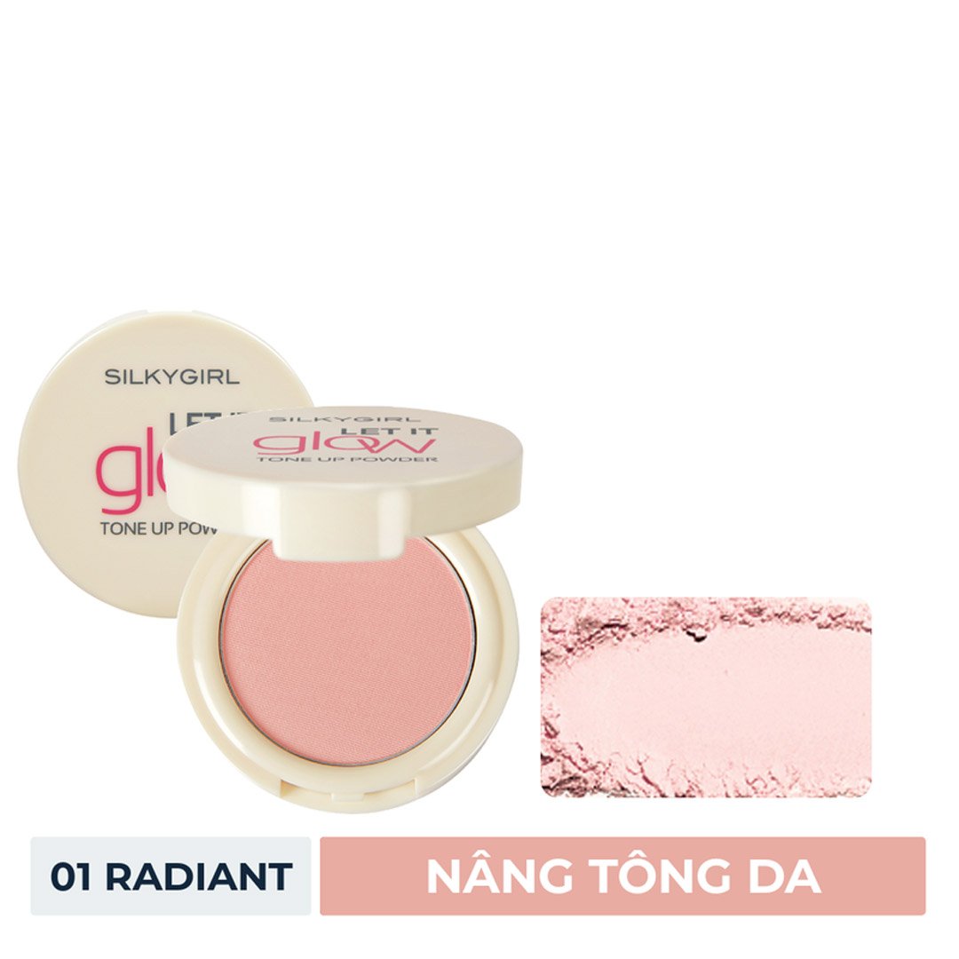 Phấn Phủ Silkygirl Nâng Tông Màu 01 Radiant 7g