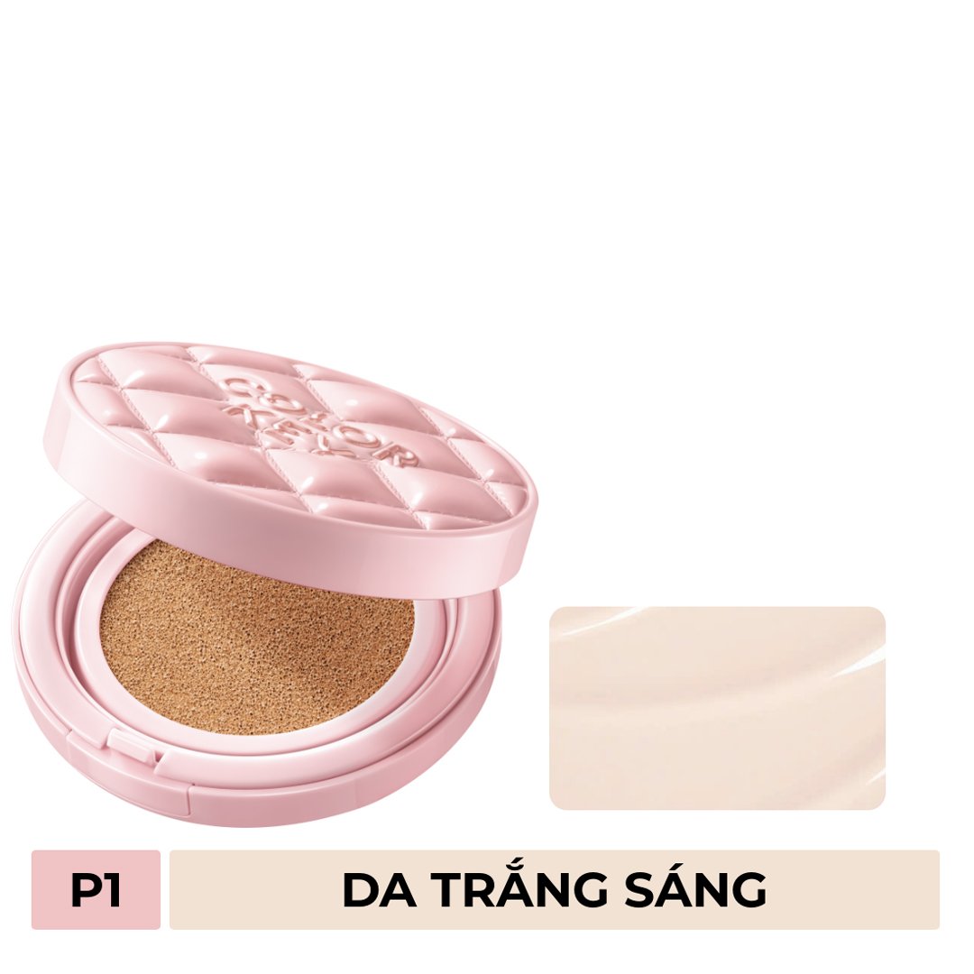 Phấn Nước Colorkey Chống Nắng Kiềm Dầu P1 Da Trắng Sáng 11g