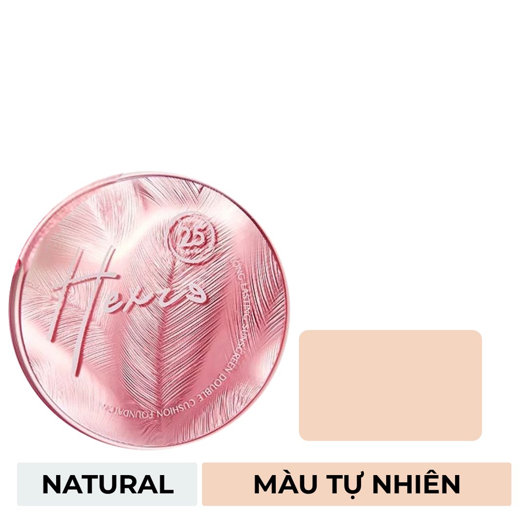 Phấn Nước Hexze 2 Trong 1 Kèm Phấn Phủ - Tự Nhiên 13g+6.5g