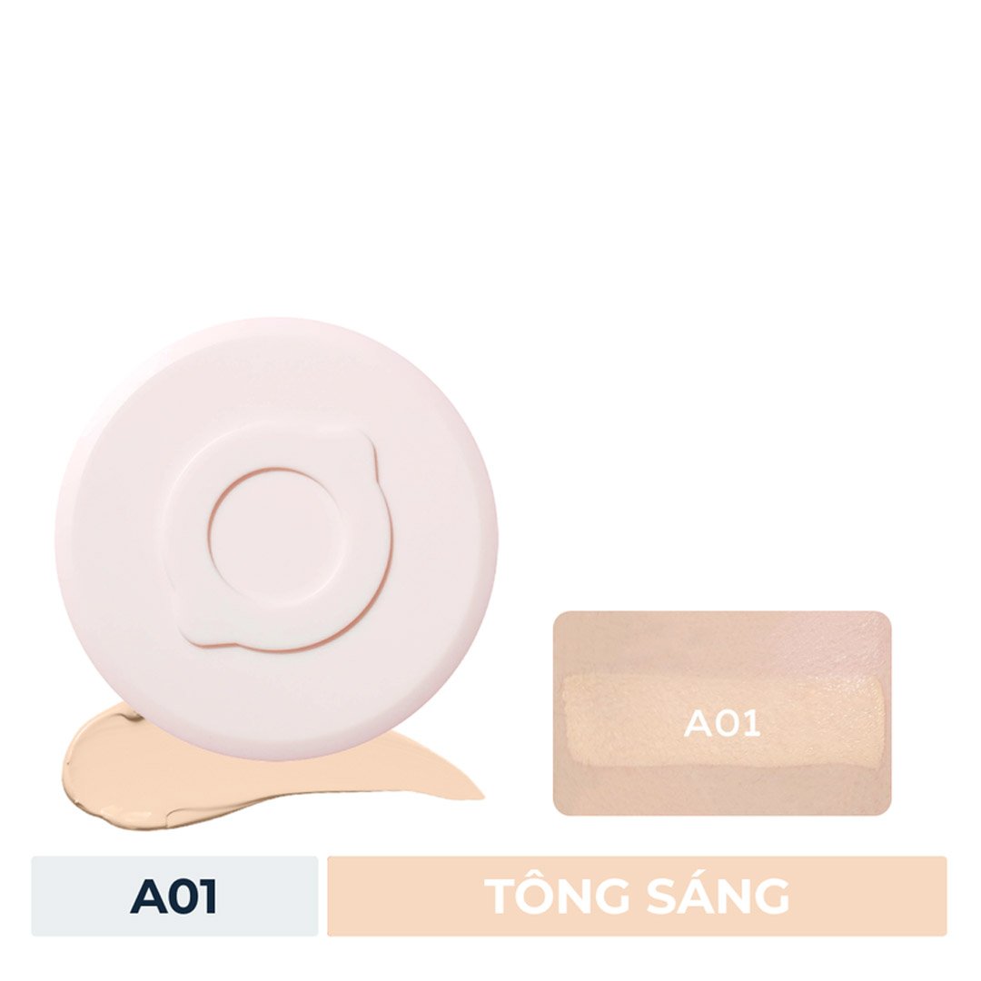 Phấn Nước Lemonade Kiềm Dầu A01 Tông Sáng 15g (Vỏ Mới)