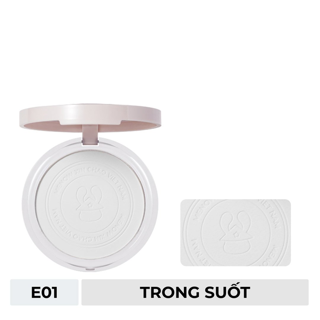 Phấn Phủ Menow Dạng Nén Rabbit E01 Trong Suốt 8.5g