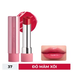 Son Bóng 3CE Dưỡng Ẩm 37 Raspberry Coated - Đỏ Mâm Xôi 5g