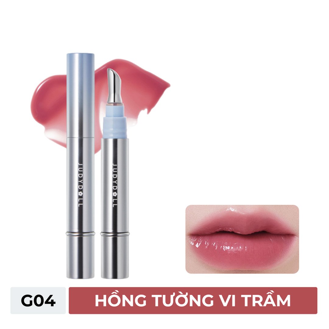 Son Bóng Judydoll Dưỡng Ẩm Mờ Vân Môi - G04 4ml