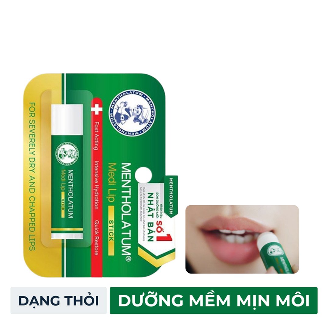 Son Dưỡng Mentholatum Chuyên Biệt Cho Môi Khô, Nứt Nẻ 4.3g
