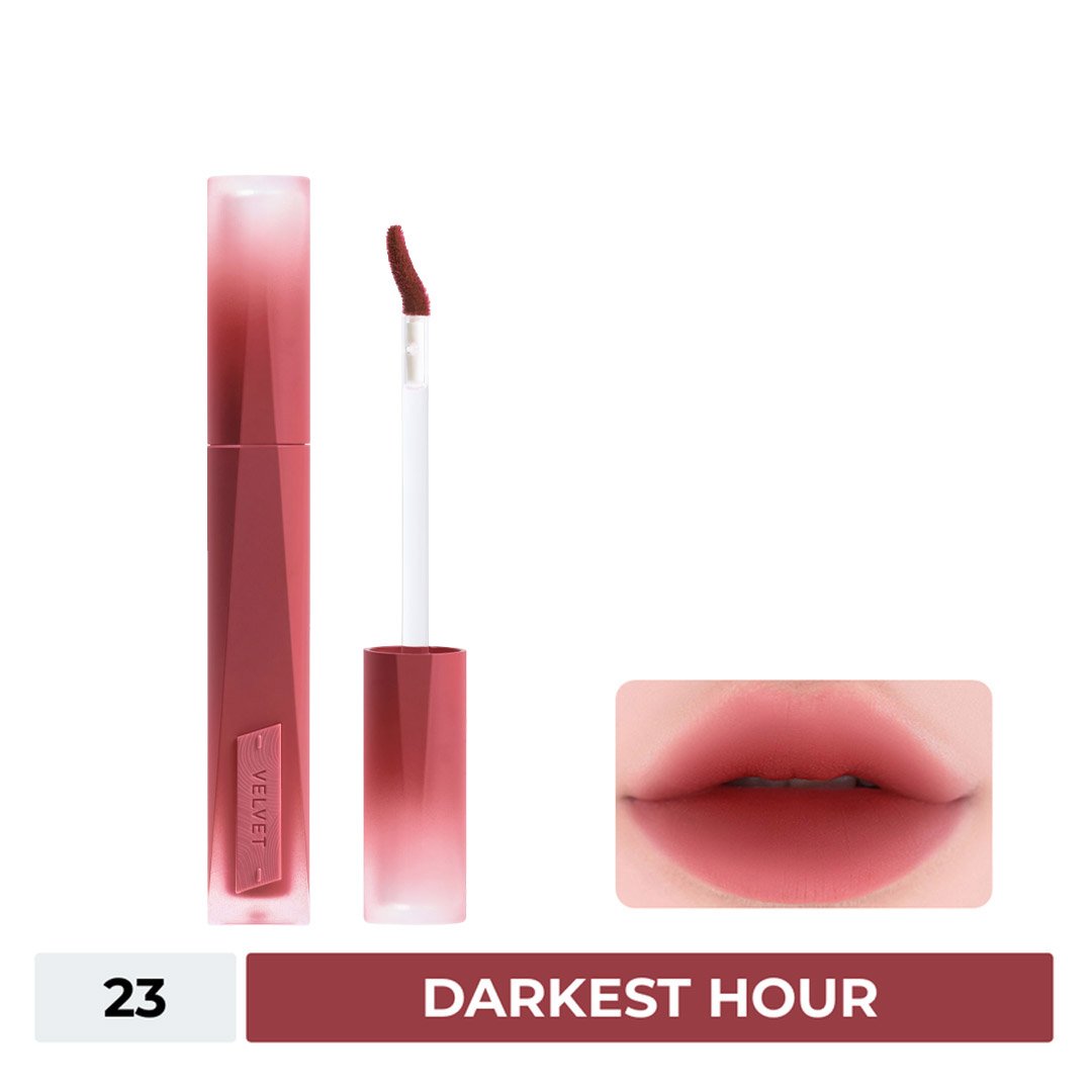 Son Kem Lì 3CE Nhung Mịn Màu 23 Darkest Hour 4g