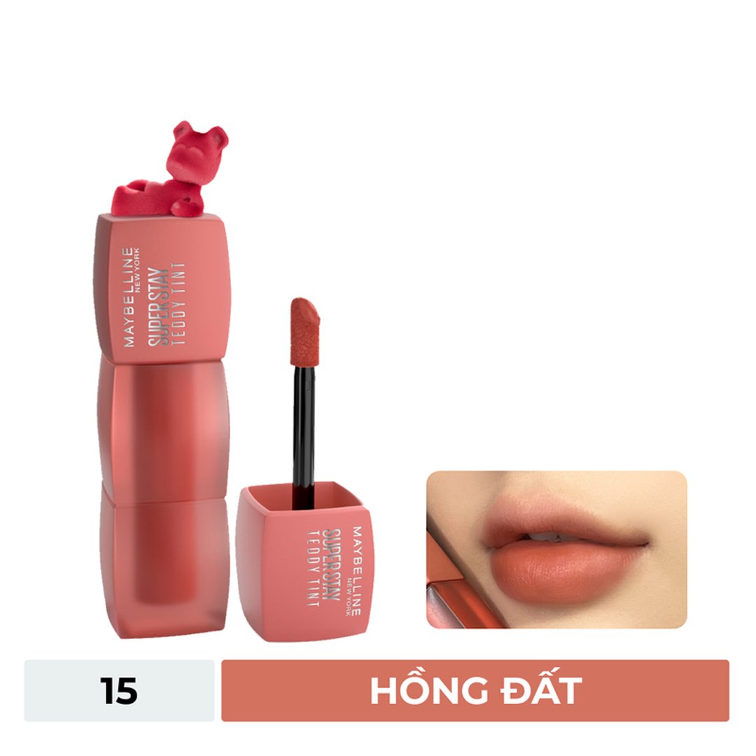 Son Kem Maybelline 15 Skinny Dip - Hồng Đất 5ml