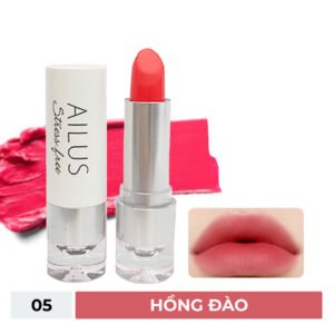 Son Lì Naris Ailus Mịn Môi Màu 05 Hồng Đào 4g