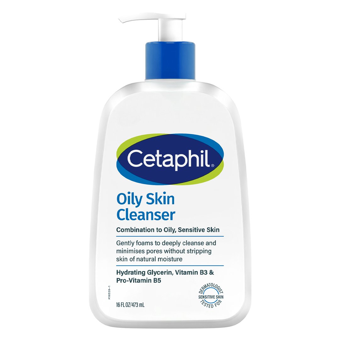 Sữa Rửa Mặt Cetaphil Dịu Lành Cho Da Dầu Nhạy Cảm 473ml (Mới)
