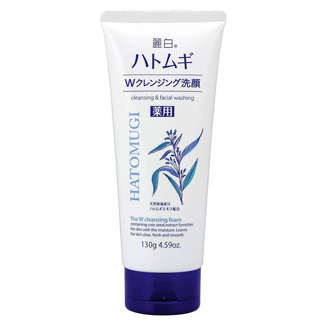 Sữa Rửa Mặt Hatomugi Tẩy Trang, Hỗ Trợ Sáng Da 130g