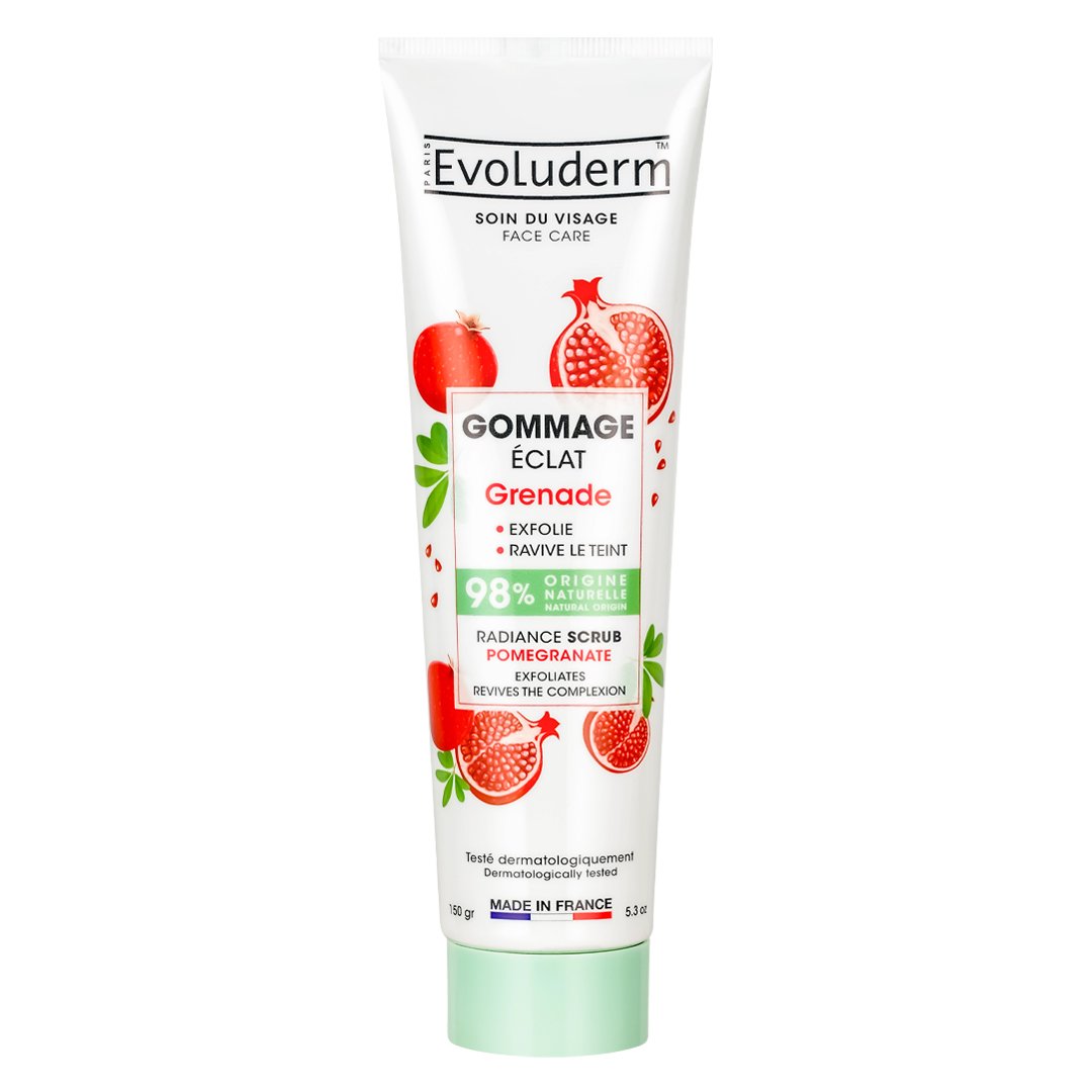 Tẩy Tế Bào Chết Evoluderm Trẻ Hóa Da Chiết Xuất Lựu Đỏ 150g