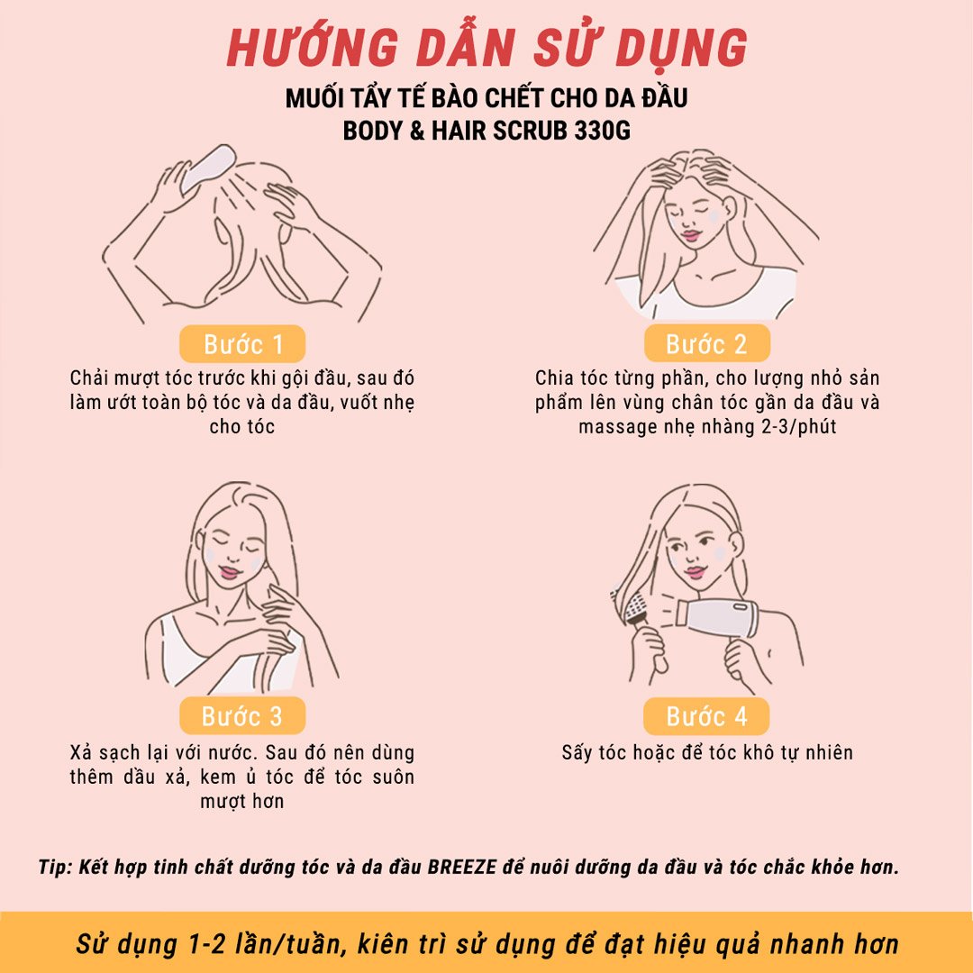 Combo 2 Muối Tắm Gội Đa Năng BareSoul Free Cho Da Đầu & Cơ Thể 330g