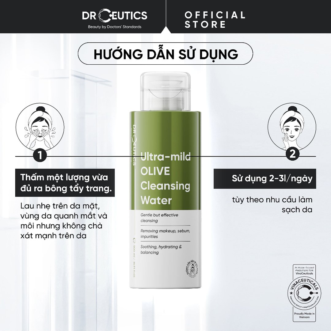 Nước Tẩy Trang DrCeutics Sạch Mịn Màng Cho Mọi Loại Da 500ml