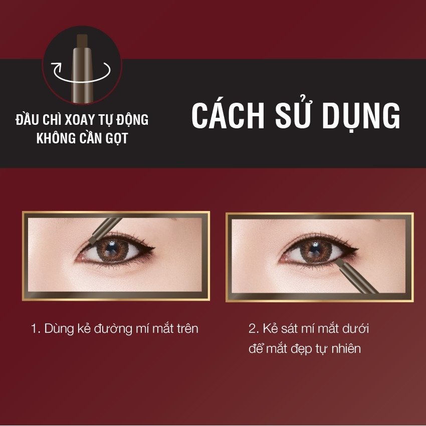 Kẻ Viền Mắt Trong Browit Dạng Sáp Màu Đen Midnight Black 0.1g