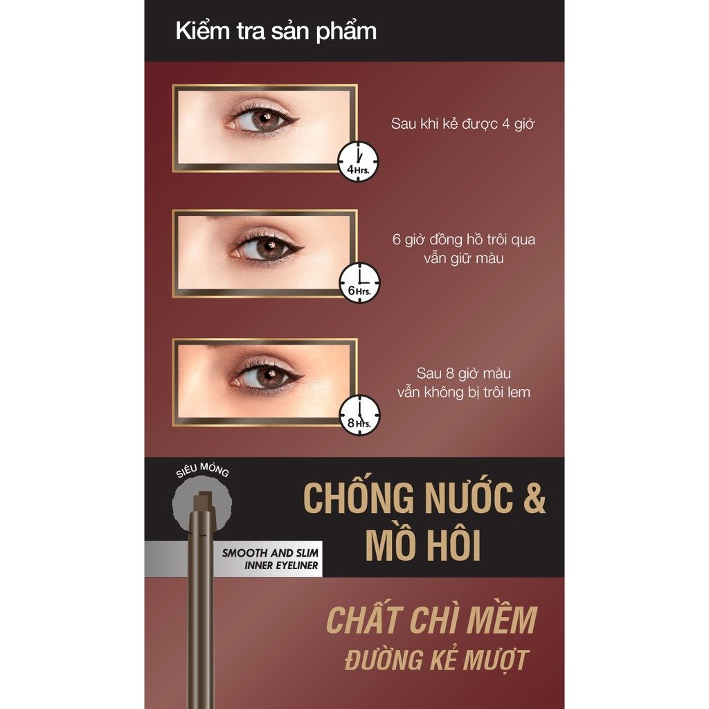 Kẻ Viền Mắt Trong Browit Dạng Sáp Màu Đen Midnight Black 0.1g
