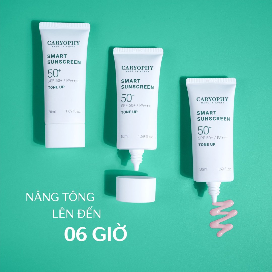 Kem Chống Nắng Caryophy Nâng Tone, Ngừa Mụn 50ml