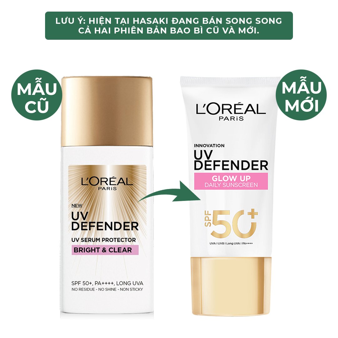 Kem Chống Nắng L'Oreal Mịn Nhẹ Nâng Tông Giảm Thâm 50ml