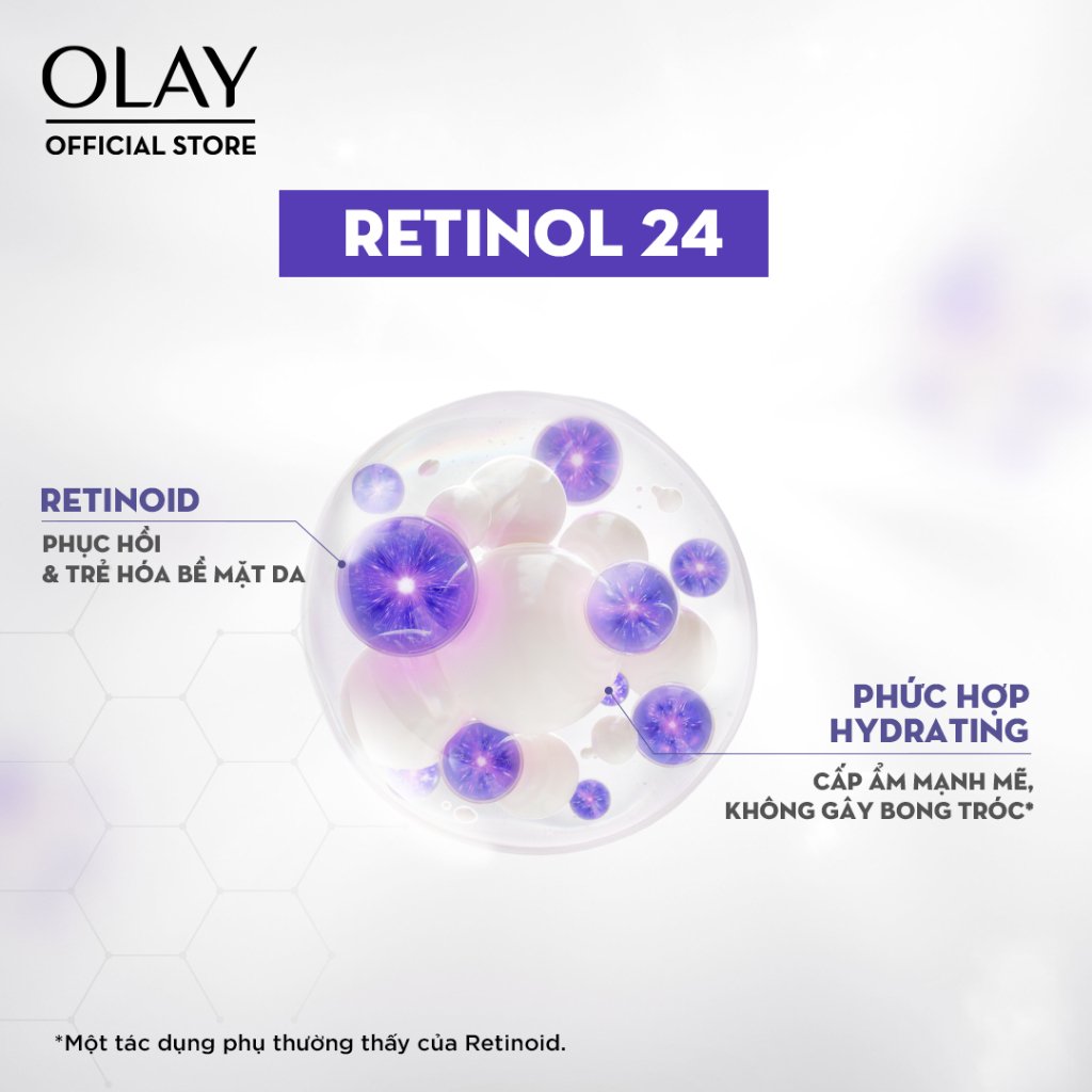 Kem Dưỡng Olay Chiết Xuất Retinol24 Ngừa Lão Hóa Ban Đêm 50g