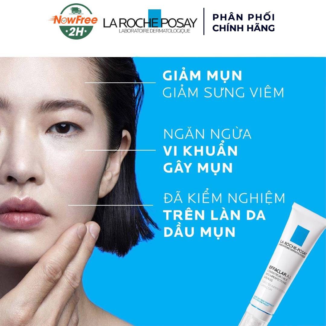 Kem Giảm Mụn La Roche-Posay Dành Cho Mụn Sưng Đỏ 15ml