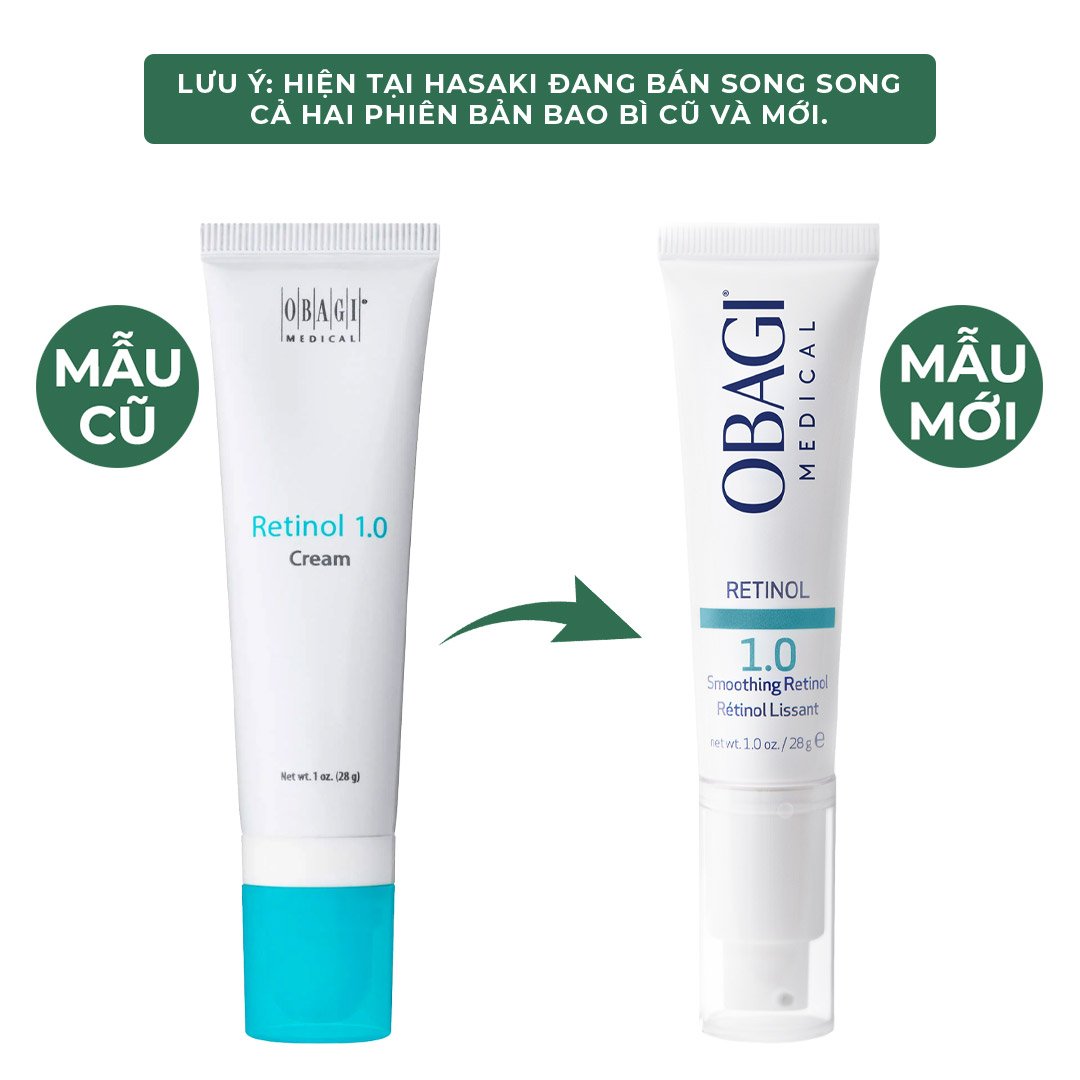 Kem Dưỡng Obagi Retinol 1.0% Trẻ Hóa Da, Ngừa Mụn 28g