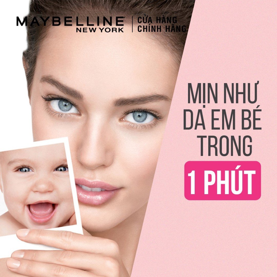 Kem Lót Maybelline Mịn Da Che Khuyết Điểm 22ml