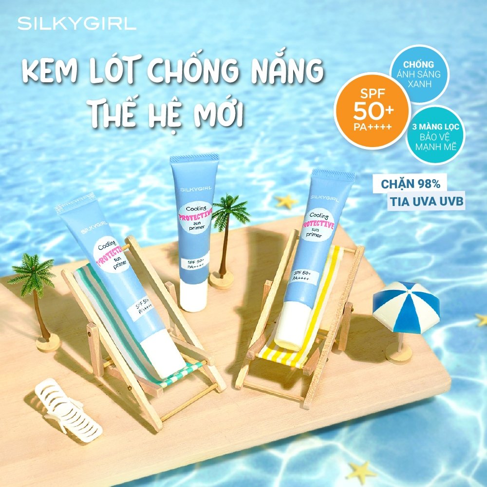 Kem Lót Silkygirl Chống Nắng 15ml