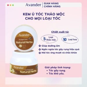 Kem Ủ Tóc Avander Thảo Mộc Cho Mọi Loại Tóc 125g