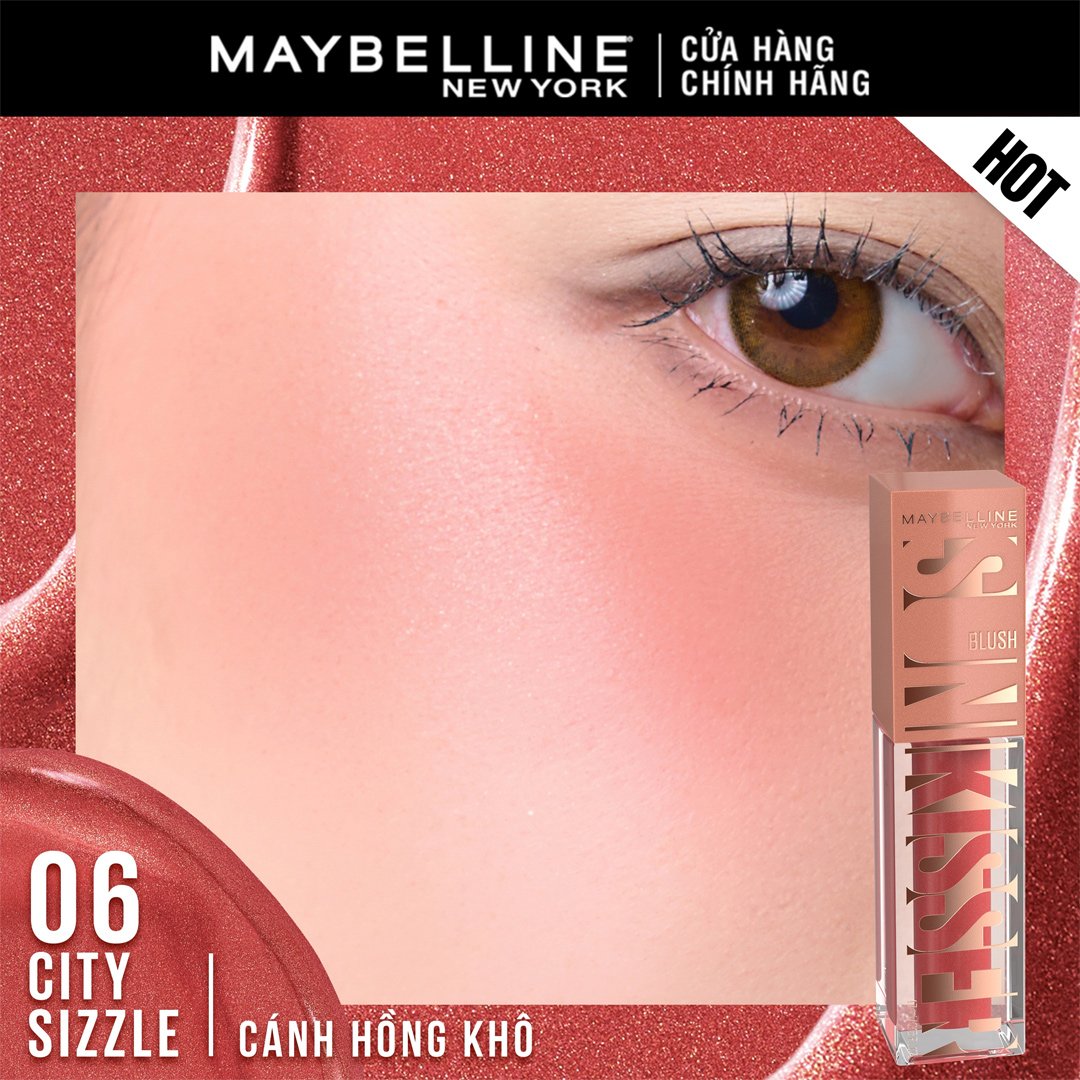 Má Hồng Kem Maybelline Căng Mọng - 06 Cánh Hồng Khô 4.7ml