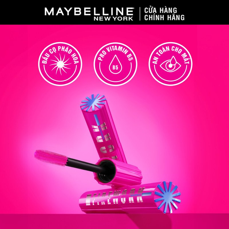 Mascara Maybelline Cong Dài Và Tỏa Mi 360 Độ 8.75ml