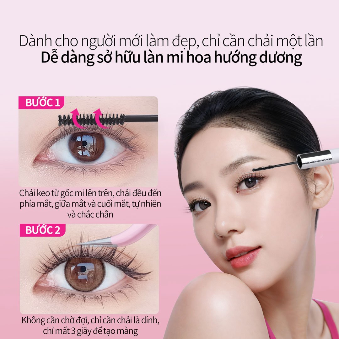 Mascara Mlen Diary 2 Đầu 4 Trong 1 8g