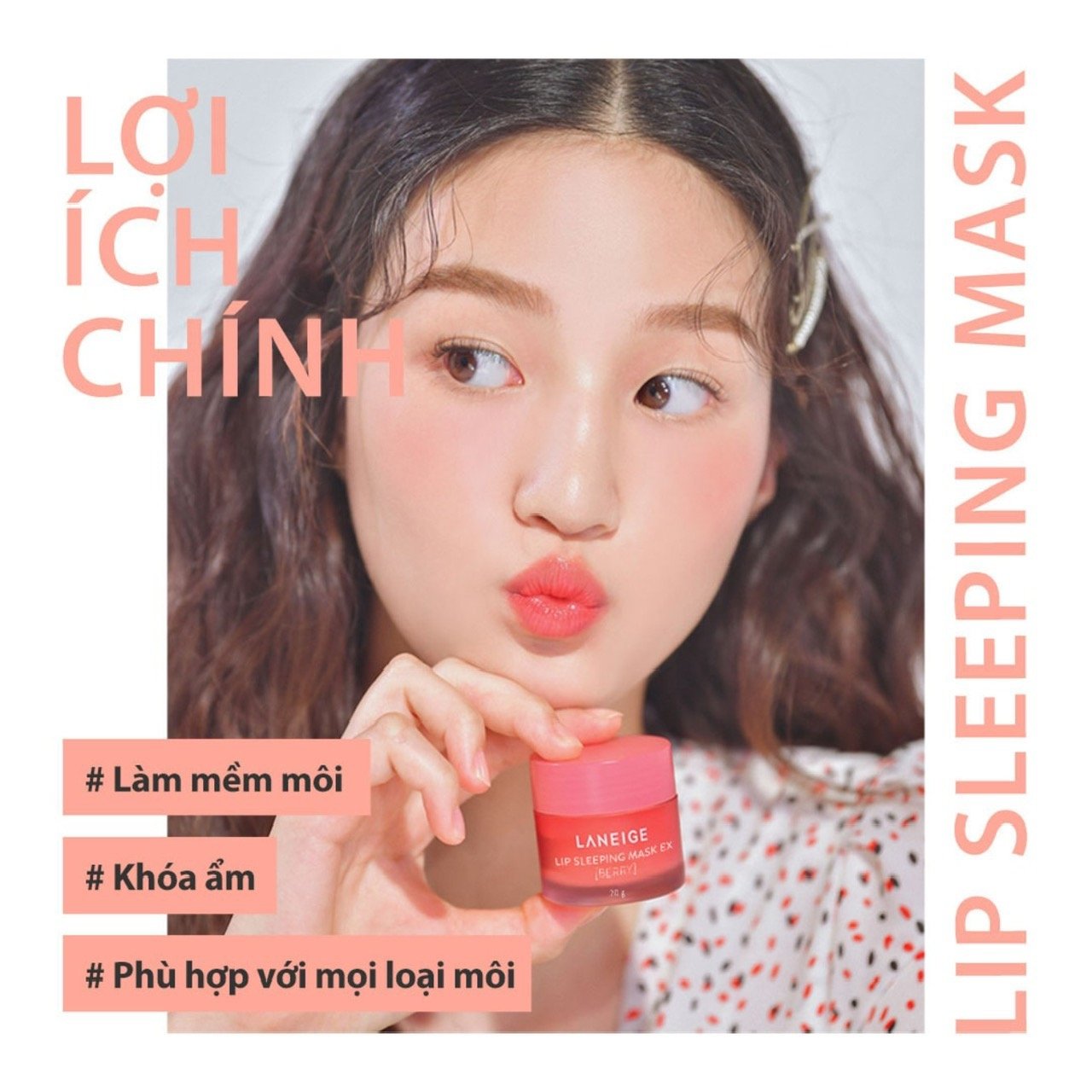 Mặt Nạ Ngủ Môi Laneige Hương Quả Mọng 20g
