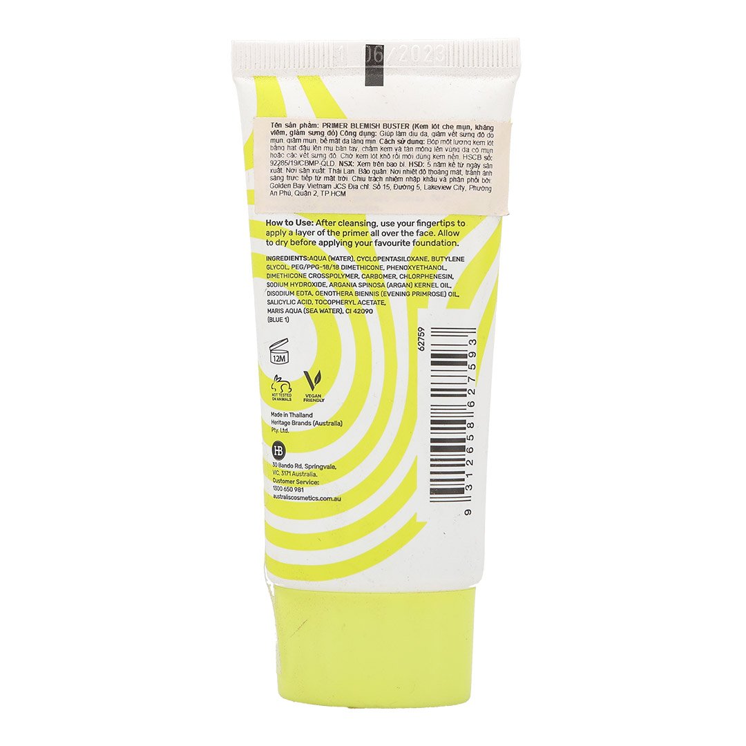 Kem Lót Australis Che Mụn, Kháng Viêm, Giảm Sưng Đỏ 30ml