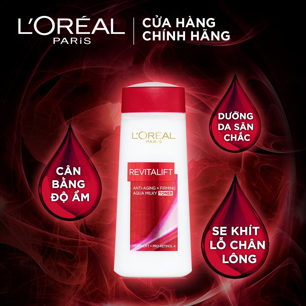 Nước Hoa Hồng L'Oreal Làm Giảm Nếp Nhăn 200ml