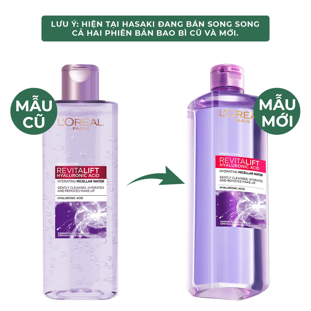 Combo 2 Nước Tẩy Trang L'Oreal Căng Mịn Da 400ml