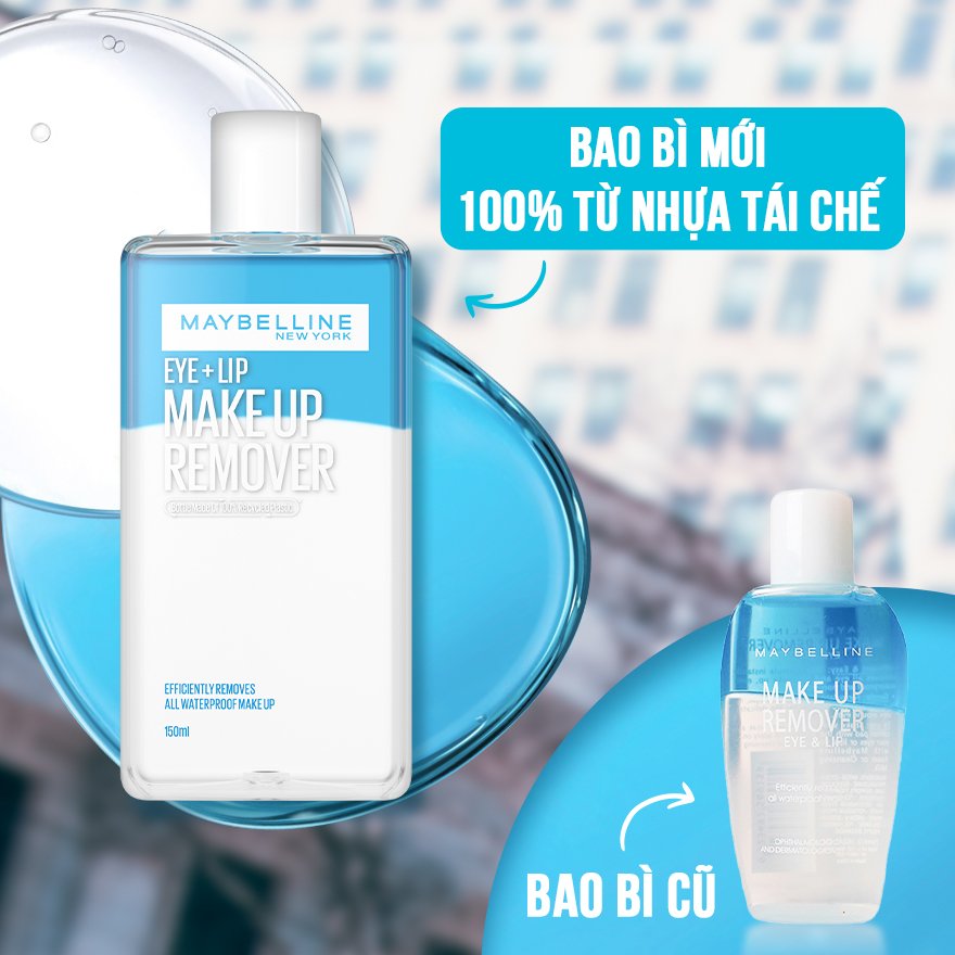 Nước Tẩy Trang Mắt Môi Maybelline 150ml