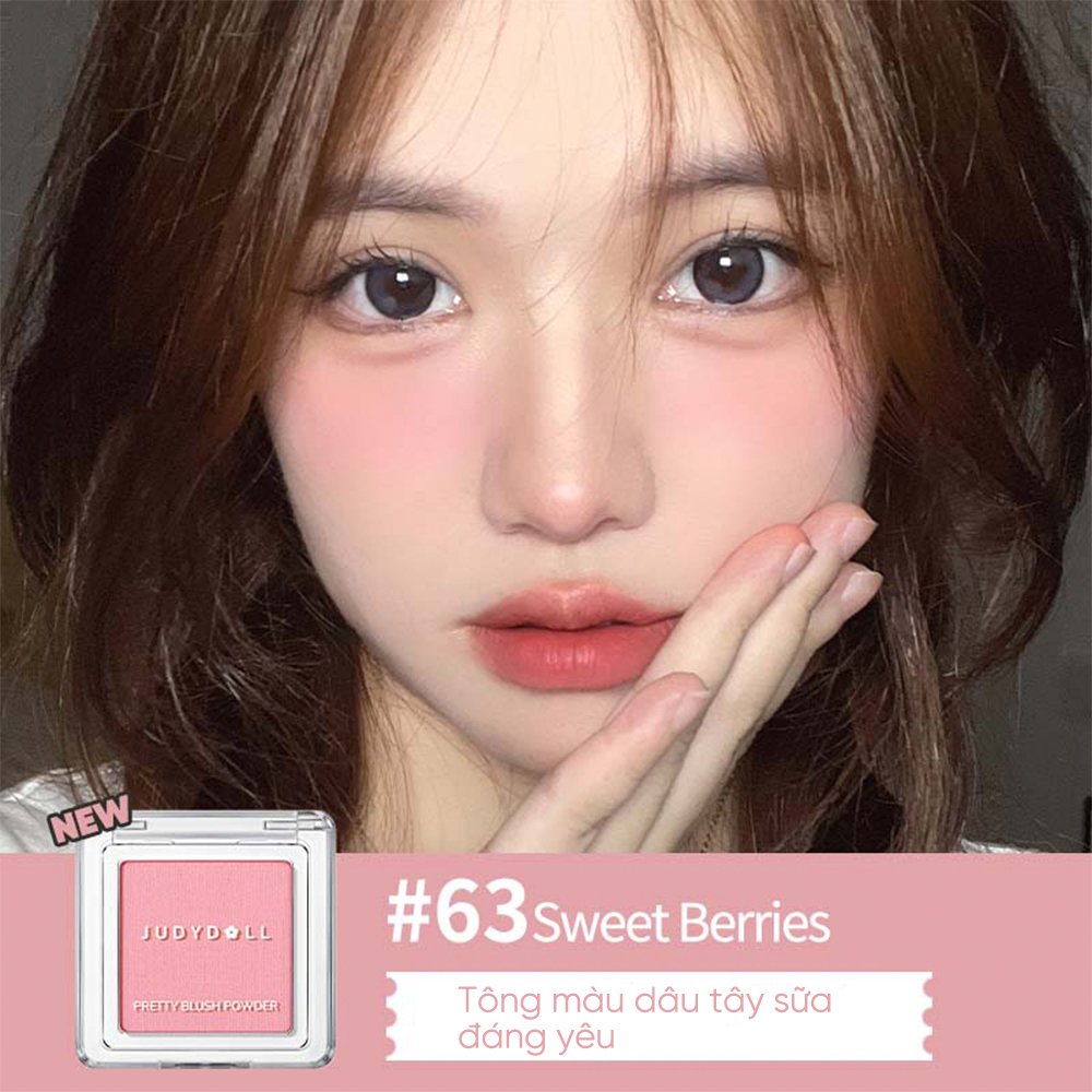 Phấn Má Hồng Judydoll Mềm Mịn Tự Nhiên - 63 Dâu Tây Sữa 2g