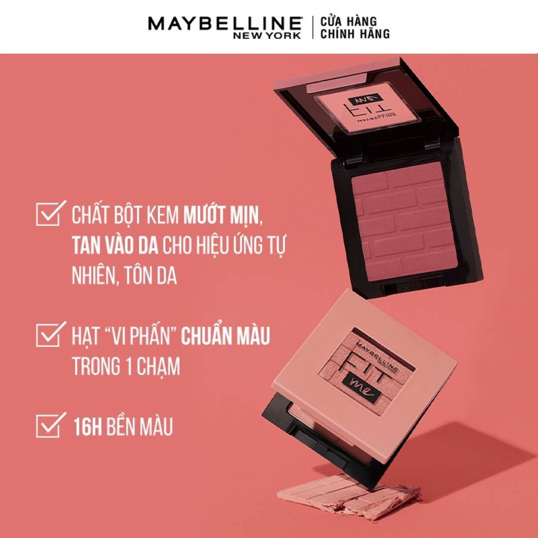 Phấn Má Hồng Maybelline Mịn Lì Chuẩn Màu 30 Fierce 4.5g