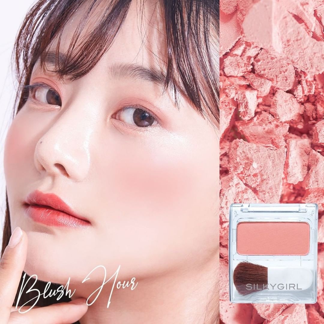 Phấn Má Hồng Silkygirl 02 Hồng Đào Ngọt Ngào