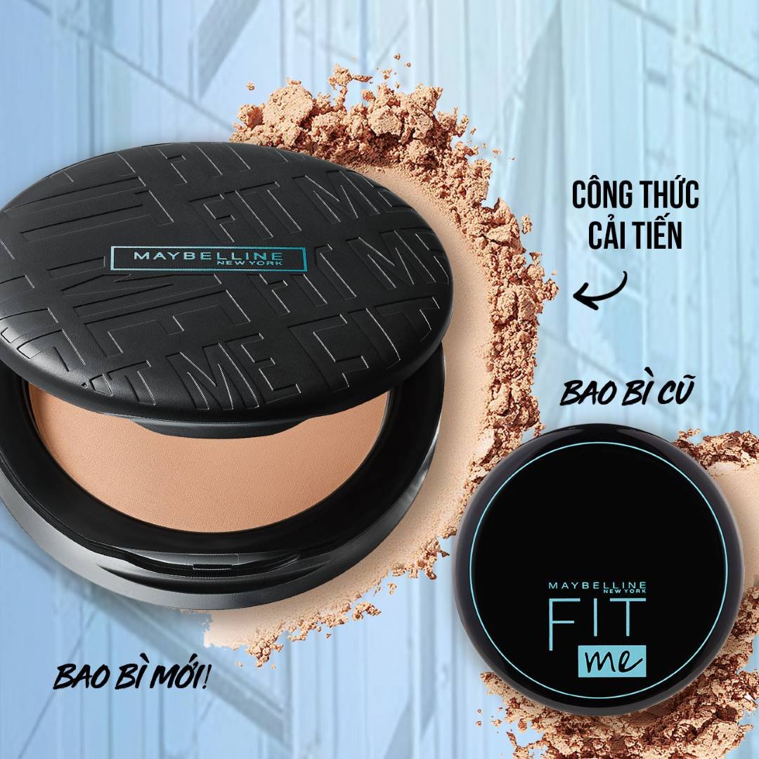 Phấn Phủ Maybelline Mịn Nhẹ Kiềm Dầu Chống Nắng 6g #112