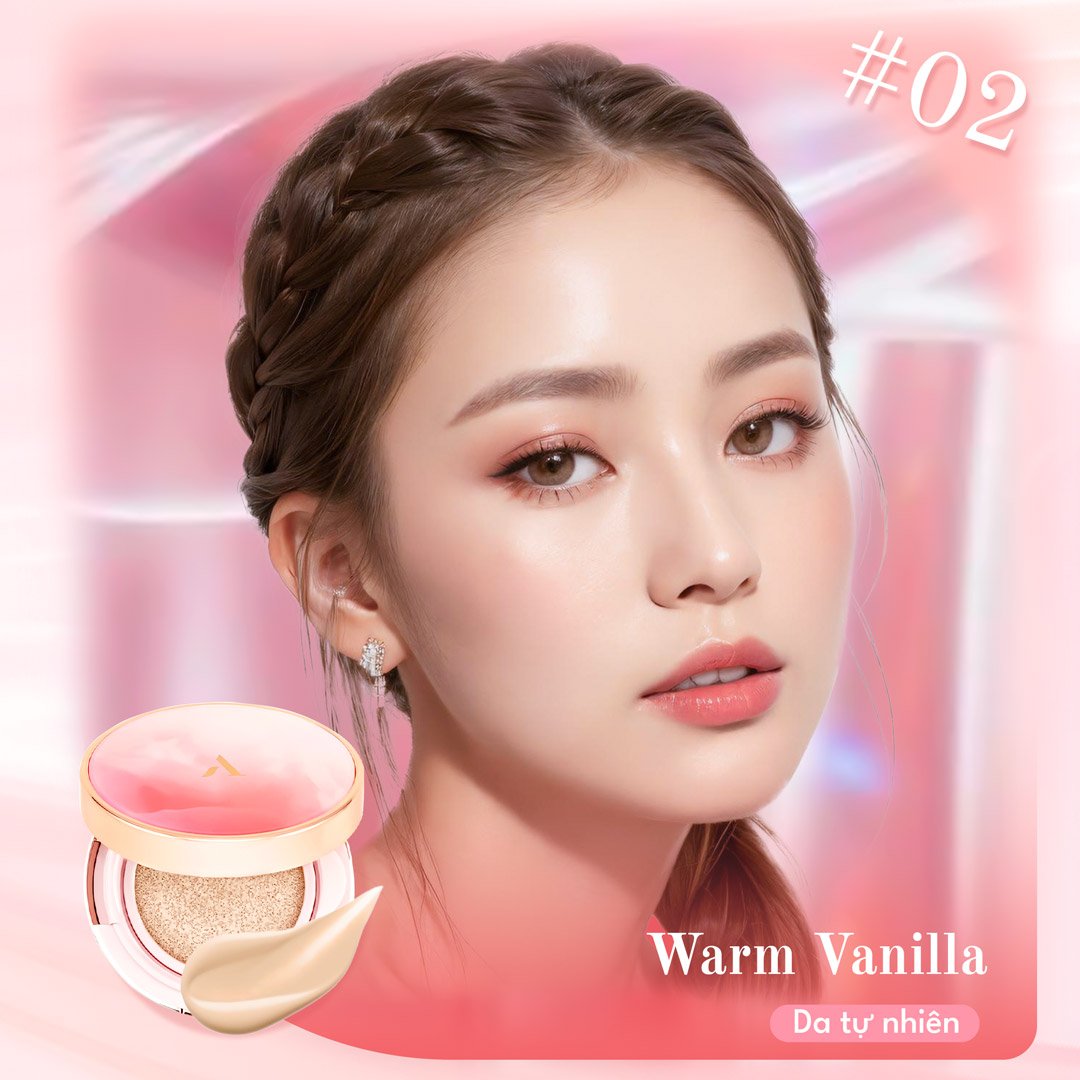 Phấn Nước Aperire Chống Nắng Che Phủ Cao 02 Tự Nhiên 13g