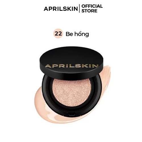 Phấn Nước Aprilskin Sáng Hồng 22 Pink Beige Kèm Lõi 15gx2