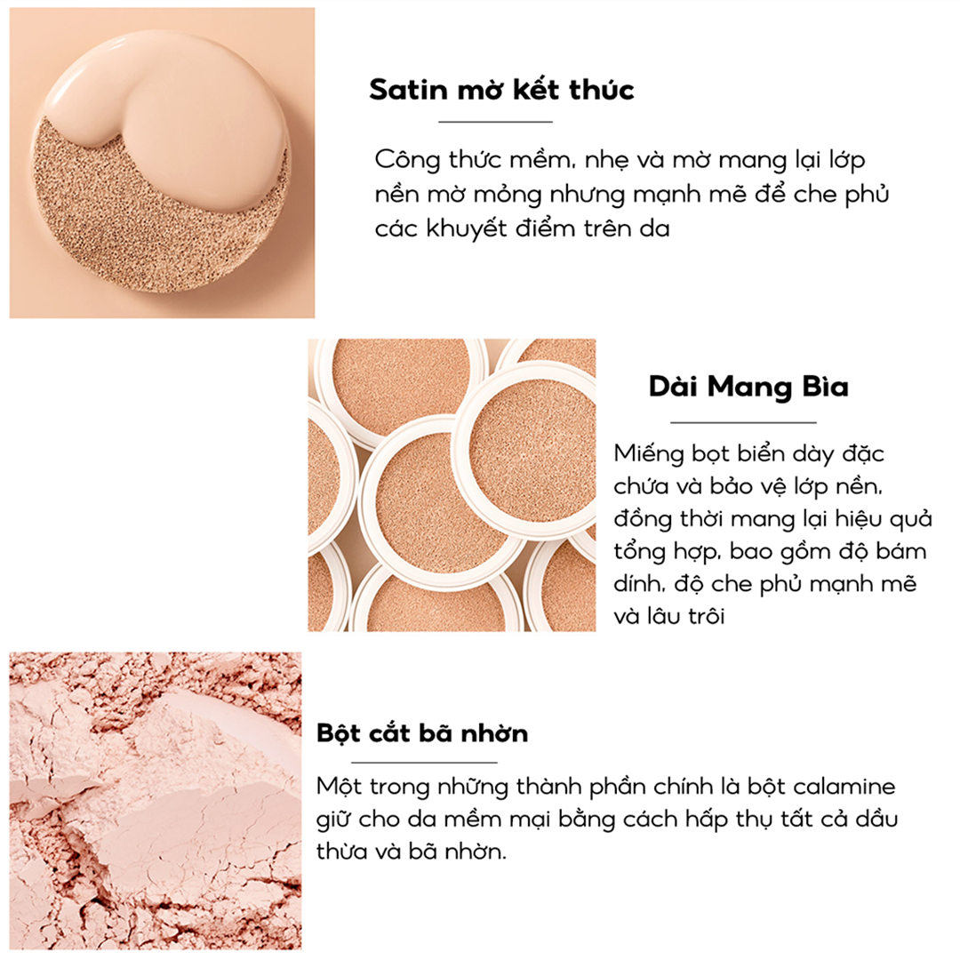 Phấn Nước Lime Kiềm Dầu No.20 Pink Beige Da Trung Bình 20g